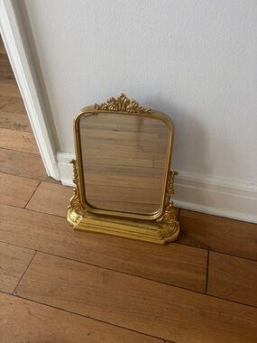 Ornate Gold Vanity Mirror